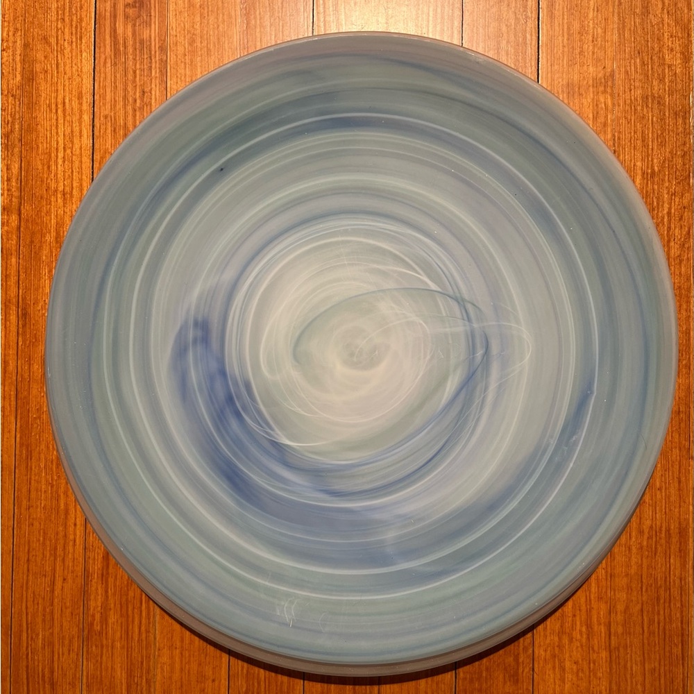 Anthropologie Blue Glass Plates